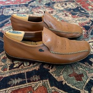 Lacoste Men’s Leather Drivers, Size 8.5